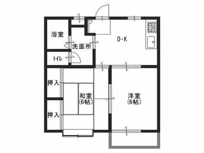 兵庫県尼崎市上坂部3丁目【アパート】の間取り