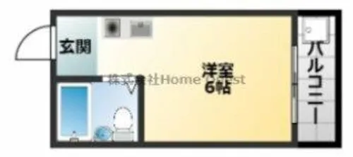 カーサコモダ【1階】の間取り