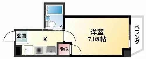 大阪府豊中市螢池東町4丁目【マンション】の間取り