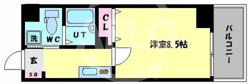 JPレジデンス大阪城東【3階】の間取り