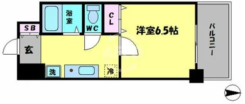 アクティ江之子島【3階】の間取り