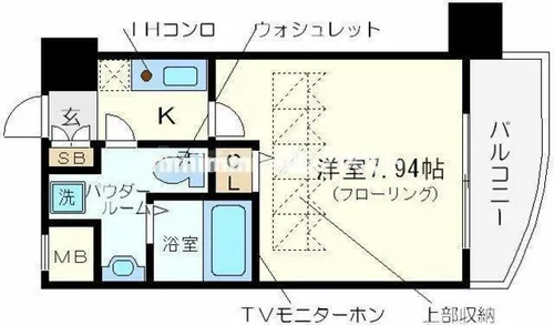 セレニテ難波西【8階】の間取り