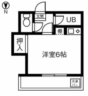 ブルーハイツ印田【106号室】の間取り