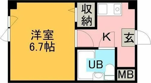 ハーモニーマンション【203号室】の間取り