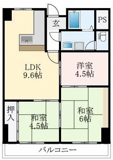 美幸マンション【2階】の間取り