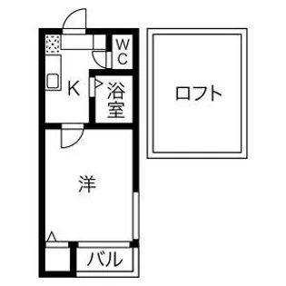 ウッドビレッジ【201号室】の間取り