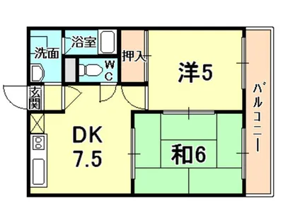 林マンション【3階】の間取り