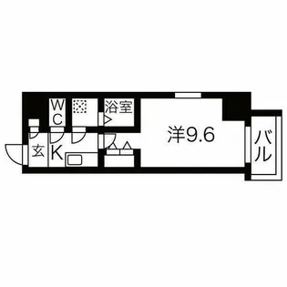 メイクス上前津Ⅱ【2階】の間取り