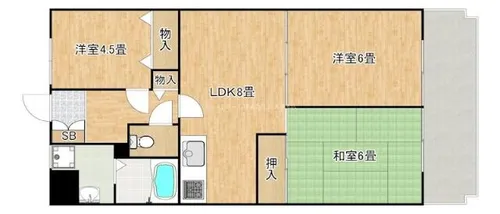 サンメゾンイズミ【103号室】の間取り