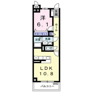 アクアパレス【5階】の間取り