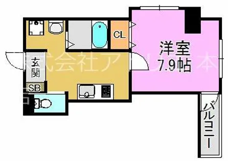 みおつくし高井田【1階】の間取り