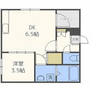 ハーモニーテラス清水Ⅷ【2階】の間取り