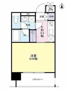 RESIDENCE SHINO【9階】の間取り
