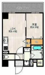 レクシア千代崎【202号室】の間取り