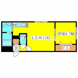 blanche neige trois【1階】の間取り