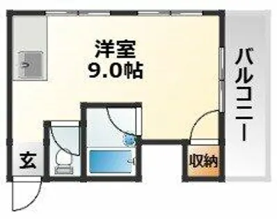 阪口ハイツ【3階】の間取り