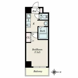 ニーズメゾン新栄【8階】の間取り