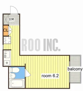 エレーヴ新在家【101号室】の間取り