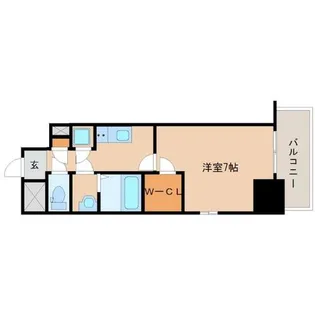 エスプレイスアーバンレジデンス【13階】の間取り