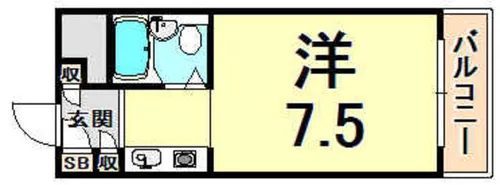 GRACE立花【3階】の間取り