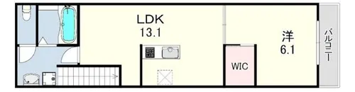 GRANDE MAISON 上ノ丸【2階】の間取り