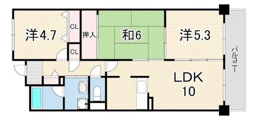 グランドシャリオ【3階】の間取り