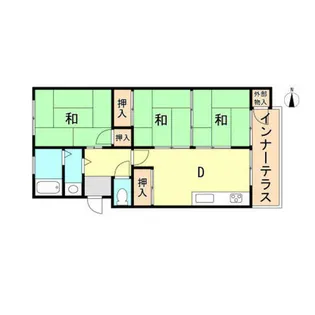 高木マンション【3階】の間取り