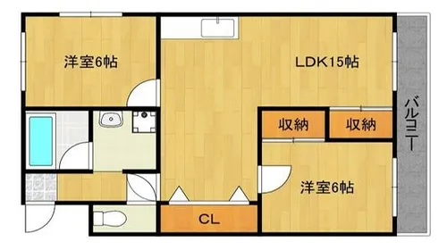 グレイス姫路【501号室】の間取り