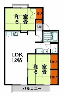 ハートフル夢前Ⅱ【102号室】の間取り