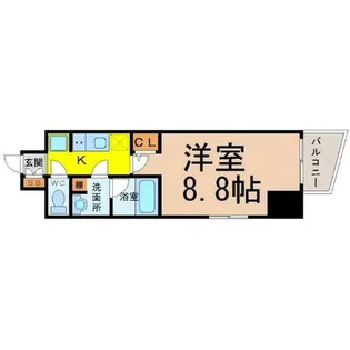 エルスタンザ徳川【6階】の間取り