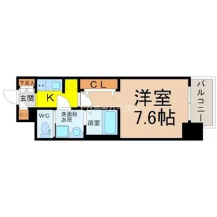 S-RESIDENCE堀田【4階】の間取り