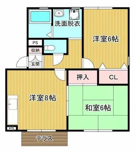 VERDE博陽(ベルデ博陽)【1階】の間取り