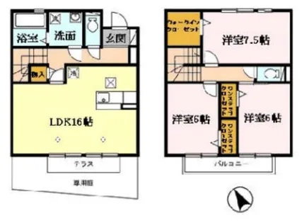 ガンダヴューハ【1階】の間取り