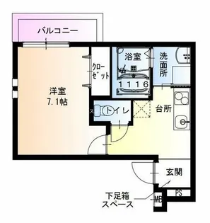 フジパレス阪急武庫之荘駅西2番館【1階】の間取り