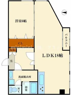 ラパンジール大国4【2階】の間取り