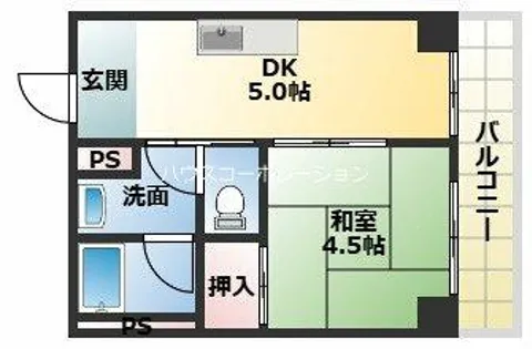 エメラルド立花パート2【3階】の間取り