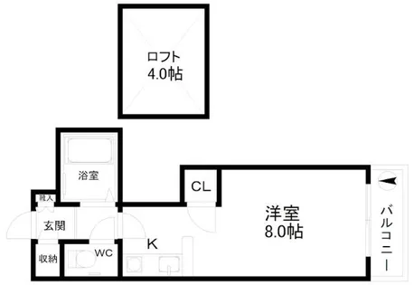 コスモレジデンス北加賀屋Ⅱ【3階】の間取り