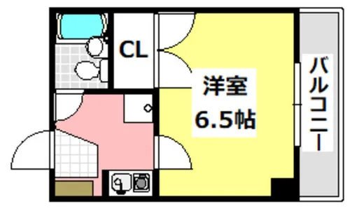 つばさハイツ【4階】の間取り