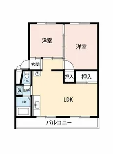 公社賃貸SMALIO 下田部C【25-110号室】の間取り