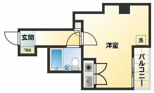 アムズV桑津【5階】の間取り