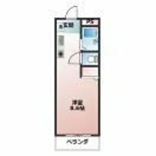 メゾン庄名Ⅱ【306号室】の間取り