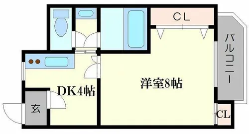 タウンハウス本田【6階】の間取り