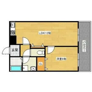 ベラビスタ柴田【203号室】の間取り