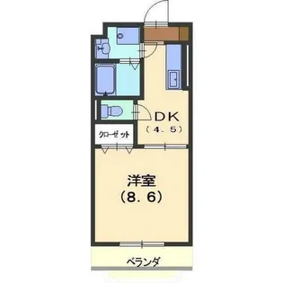 ラ・フォレ・ノアール【2階】の間取り