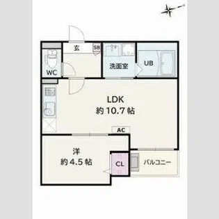 Jack ichibanⅠ【1階】の間取り