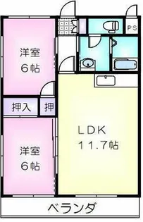 レジデンシアNOV【103号室】の間取り