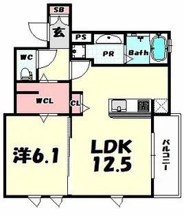 KITANO COLN(キタノコルン)【3階】の間取り