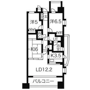 CASSIA旭丘【2階】の間取り
