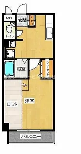 アビコエイトビル【610号室】の間取り