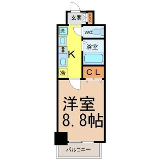 パルティール覚王山【5階】の間取り